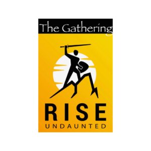 A picture of the gathering rise undaunted logo.